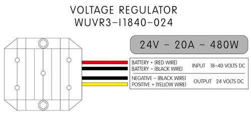 24v DC voltage regulator